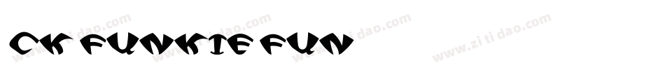 CK Funkie Fun字体转换